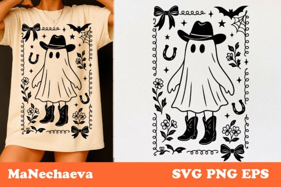 Coquette Halloween Frame SVG Ghost Cow Review