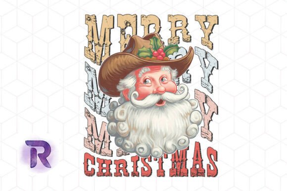 Cowboy Santa: A Unique Holiday Embroidery Design