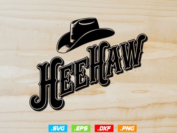 Heehaw Typography T-shirt Design, Cowboy