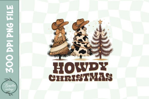 Howdy Christmas Cowboy Hat Trees T-PNG Review