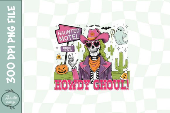 Howdy Ghoul Spooky Western Halloween PNG Review