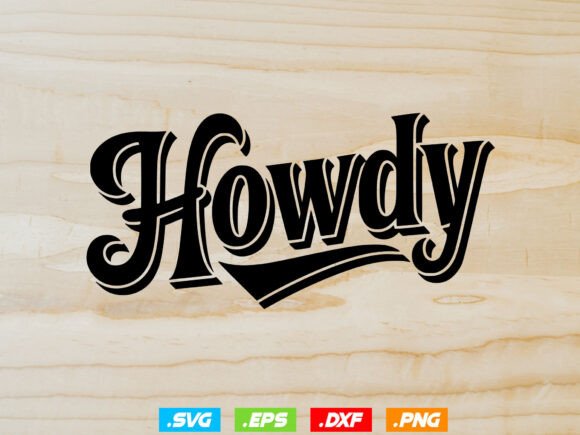 Howdy Typography T-shirt Design, Cowboy Review