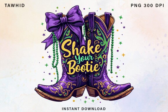 Mardi Gras Cowboy Boot PNG Review: Vibrant and Versatile for Real Projects