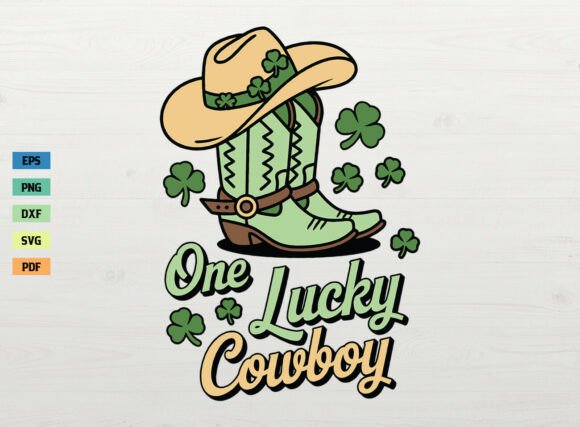 One Lucky Cowboy Western Patrick’s Day Embroidery Design Review