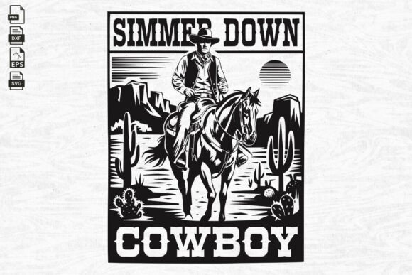Simmer Down Cowboy Sweatshirt Design Review
