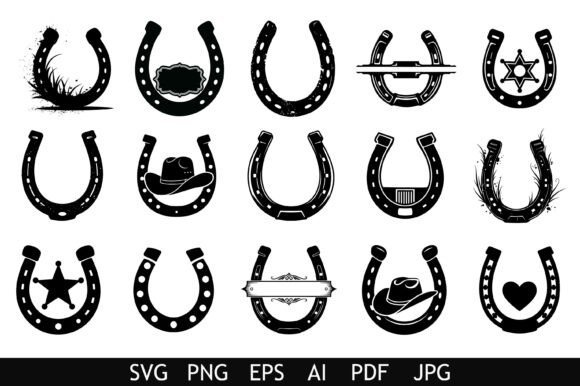 Western Horseshoe Icons Collection Set Review