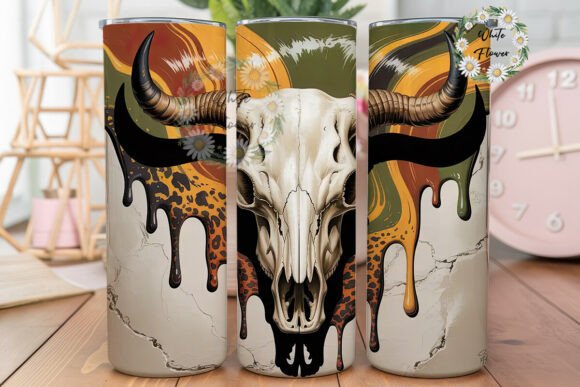 Western Skull Tumbler Wrap Embroidery Design Review