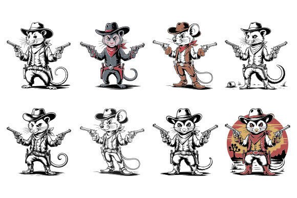 Wild West Opossum Bundle Embroidery Design Review